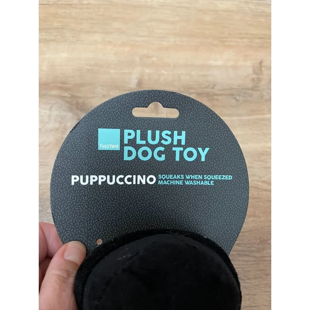 NEW FuzzYard Brew Puppuccino Plush Dog Toy